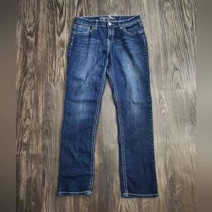 Blue Request Low Rise Bootcut Jeans Size 16